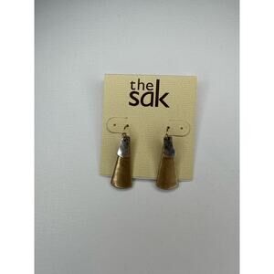 The Sak Mixed Metal Drop Earrings